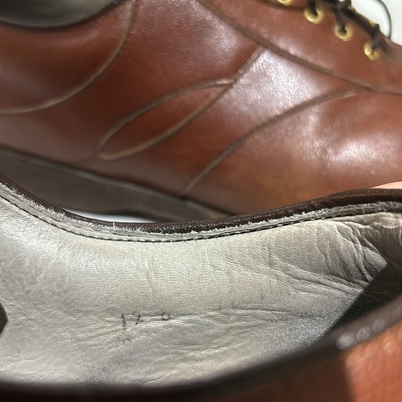 Footjoy FJ Premiere Classic Dry Spikeless Mens 12 Tobacco Brown - Picture 8 of 8